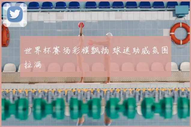 世界杯赛场彩旗飘扬 球迷助威氛围拉满
