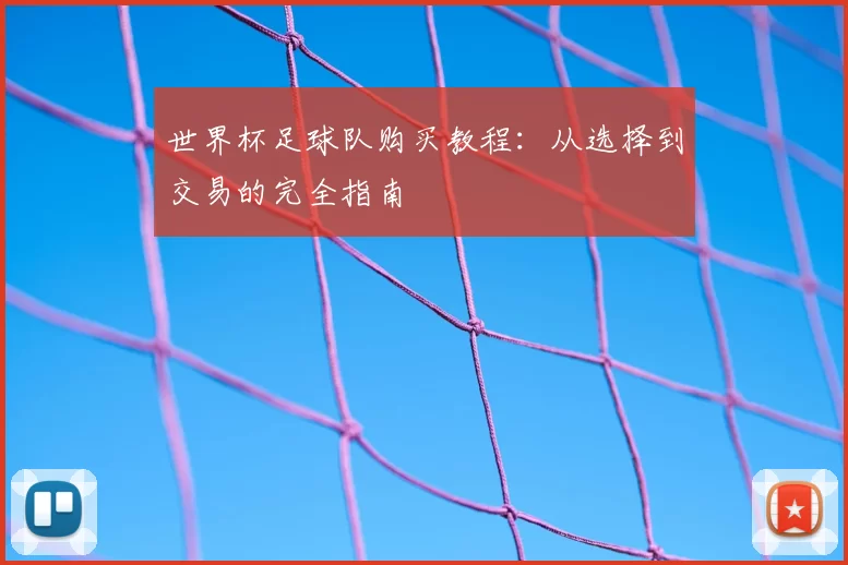 世界杯足球队购买教程:从选择到交易的完全指南