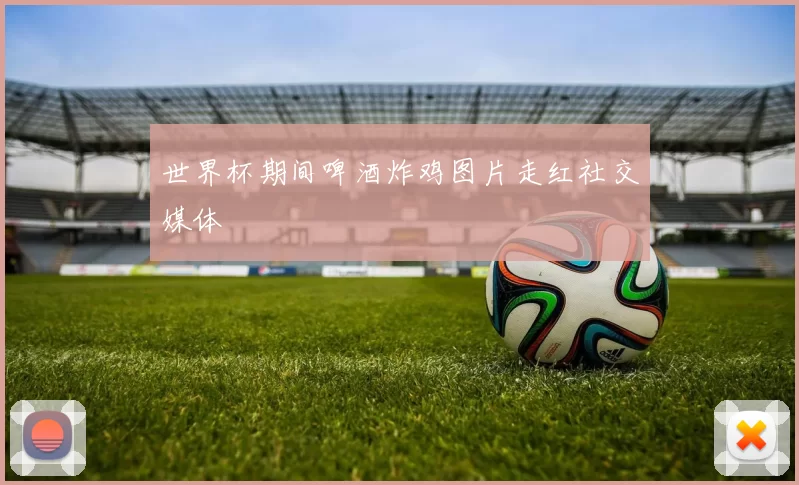 世界杯期间啤酒炸鸡图片走红社交媒体